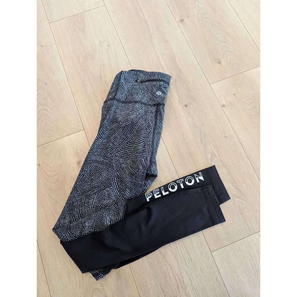 Lululemon Speed Wunder Tight Asym Leggings Womens 6 Free Spirit Ice Grey Peloton
